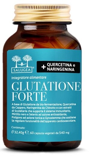 glutathione integratore Salugea Glutatione Forte 60 capsule Integratore Antiossidante