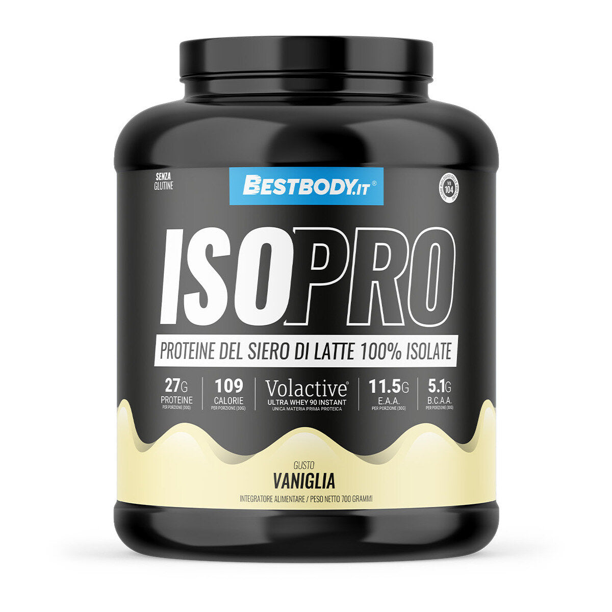 ISO BOLIC ZERO XTRA - 750g - Vaniglia - Proteine del siero di latte isolate - Nucleotidi (Ribolife®) - Vit B6 - Zinco - Magnesio - Acido Folico - Bromelina - No ISO BOLIC ZERO XTRA - 750g - Vaniglia - Proteine del siero di latte isolate - Nucleotidi (Ribolife®) - Vit B6 - Zinco - Magnesio - Acido Folico - Bromelina - No