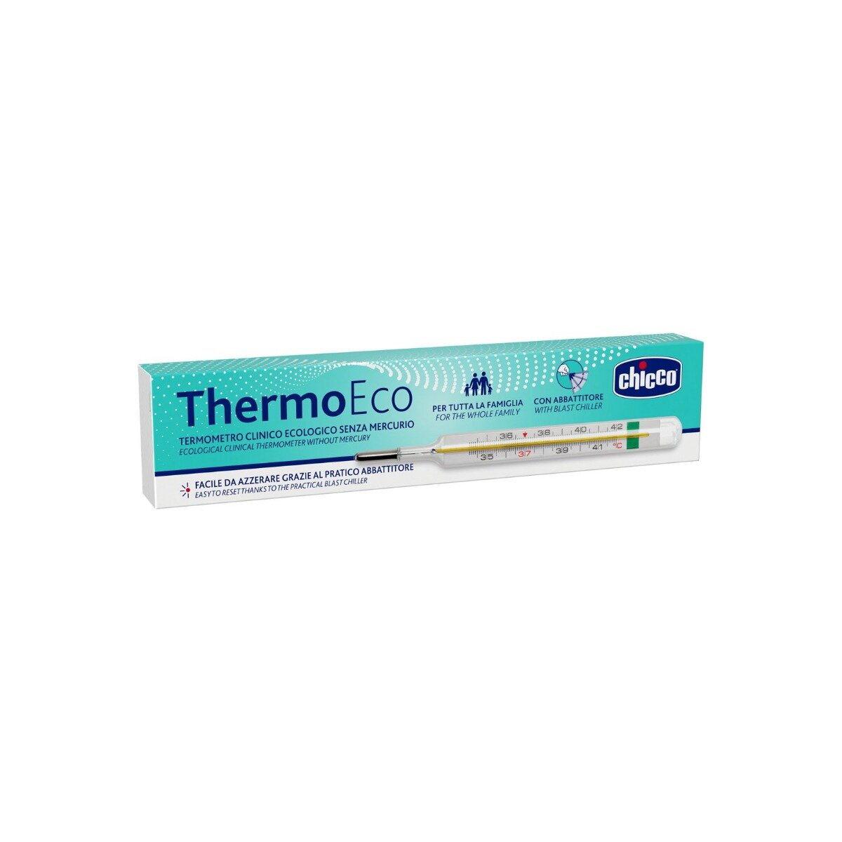 Chicco Thermo Eco Termometro In Vetro Per Neonati-2