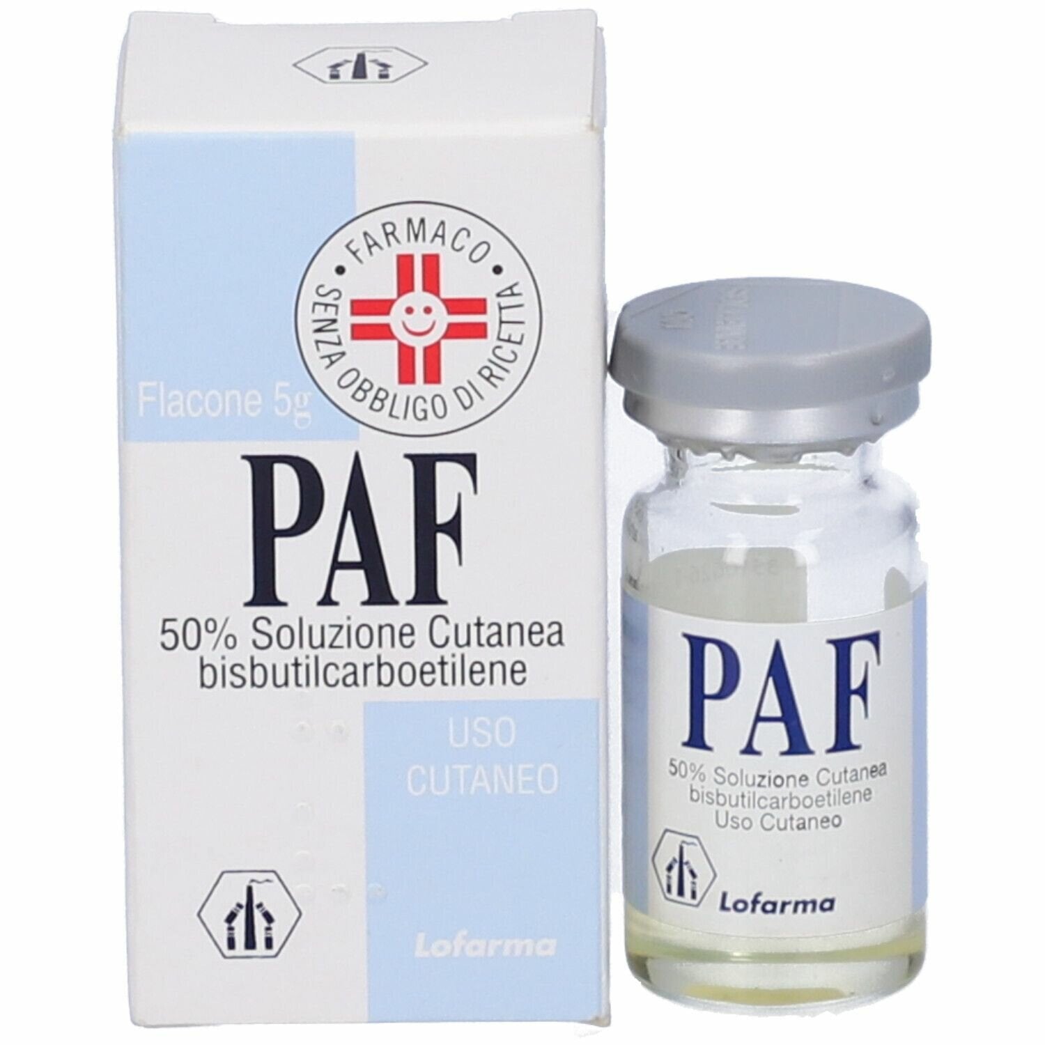 PAF 50% Soluzione Cutanea Flacone da 5g-3