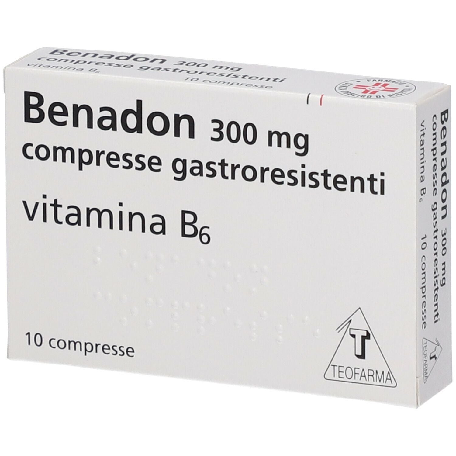 Benadon 300mg 10 Compresse Gastroresistenti