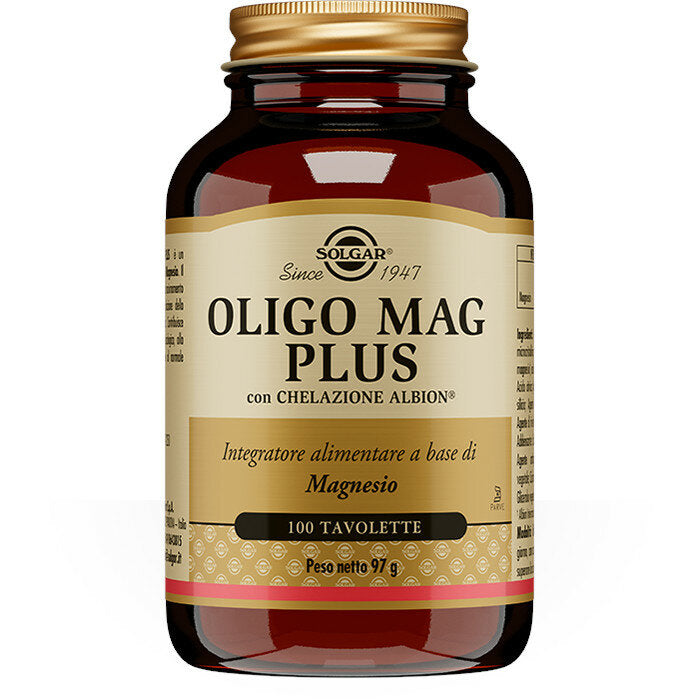 Solgar Oligo Mag Plus 100 Tavolette - Integratore Magnesio-2