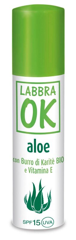 Labbra Ok Stick labbra Aloe con burro di karitè Bio  5,7ml-2