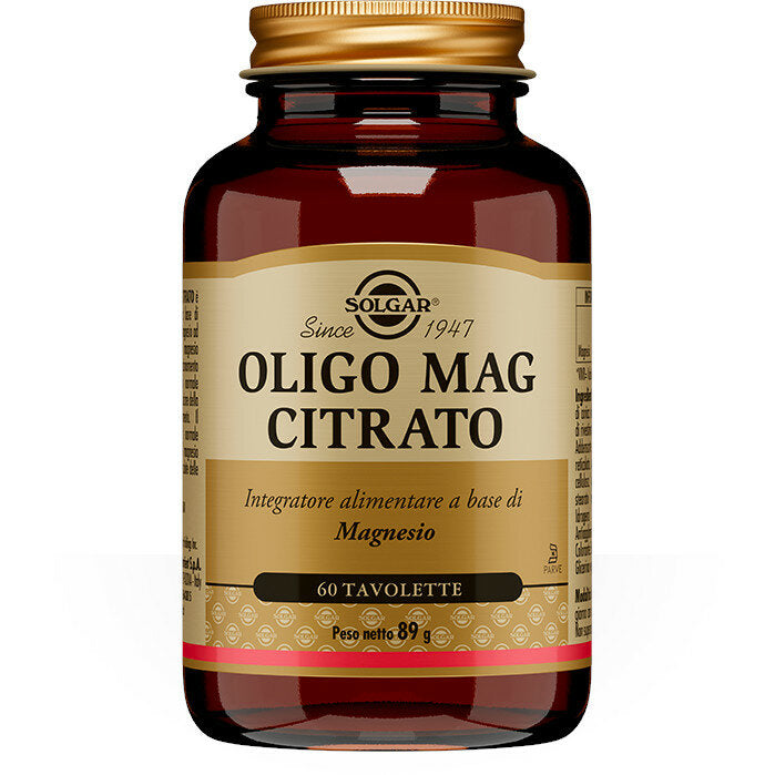 Solgar Oligo Mag Citrato integratore di Magnesio 60 tavolette-2