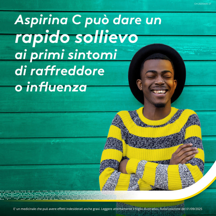 Aspirina C Antinfiammatorio Antidolorifico per Influenza Raffreddore e febbre con Vitamina C 10 Cpr-1