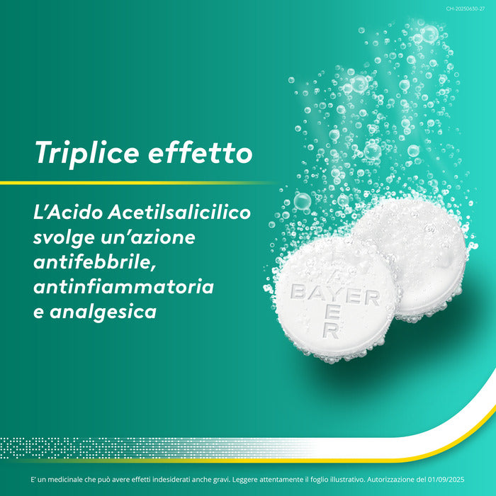 Aspirina C Antinfiammatorio Antidolorifico per Influenza Raffreddore e febbre con Vitamina C 10 Cpr-3