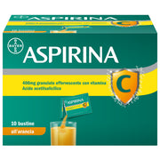 Aspirina C Antinfiammatorio e Antidolorifico per Influenza e Febbre con Vitamina C 10 Buste Arancia-0