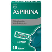 Aspirina in Granuli Senz'Acqua Antidolorifico e Antinfiammatorio contro Mal di Testa e Dolore 10 Bst-25