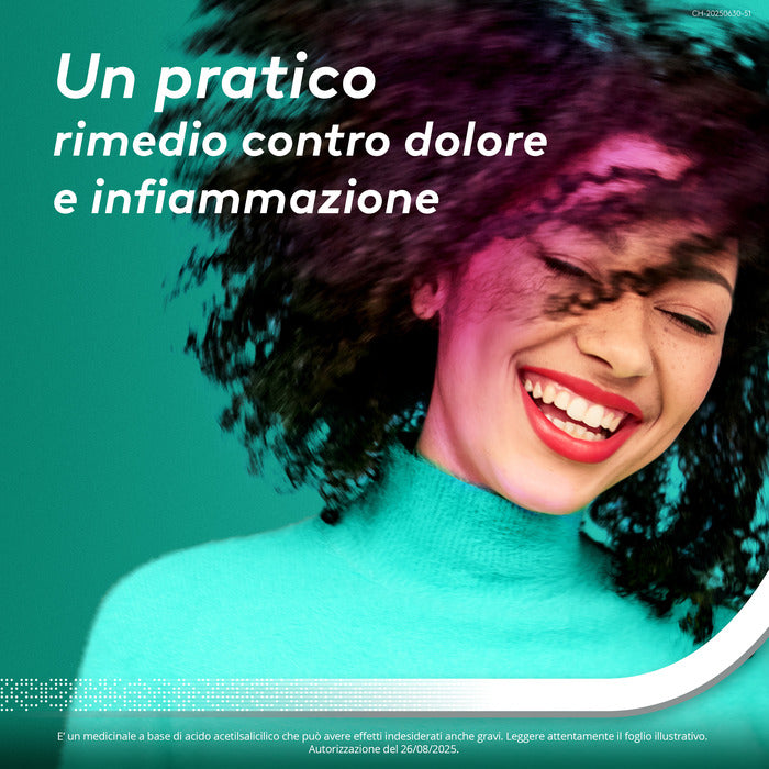 Aspirina in Granuli Senz'Acqua Antidolorifico e Antinfiammatorio contro Mal di Testa e Dolore 10 Bst-28