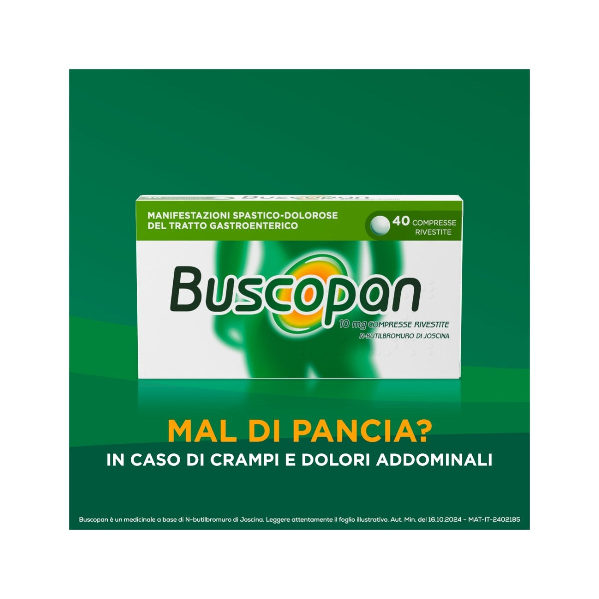 Buscopan Per Mal di Pancia Crampi Dolori Addominali 40 Compresse-2