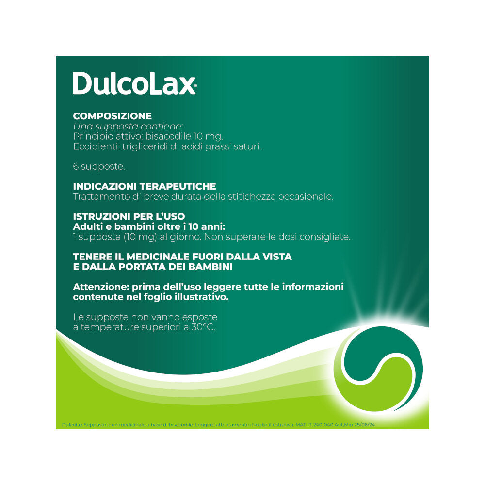 Dulcolax 6 Supposte Contro La Stitichezza Occasionale Per Adulti-7