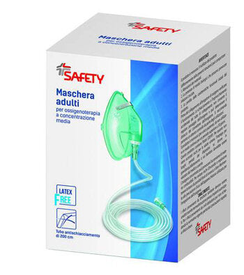 Safety Maschera Per Ossigenoterapia Con Tubo-2