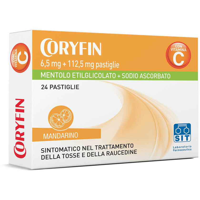 Coryfin C 100 tosse e raucedine 24 caramelle-2