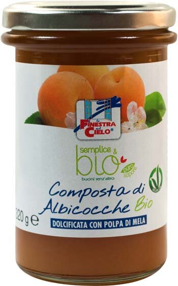 Composta di albicocche biologica 320gr-2