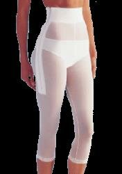Scudotex Guaina Post-Liposuzione Pinocchietto 140 Denari Cod. 570 Bianco Misura 1 (XS)-5