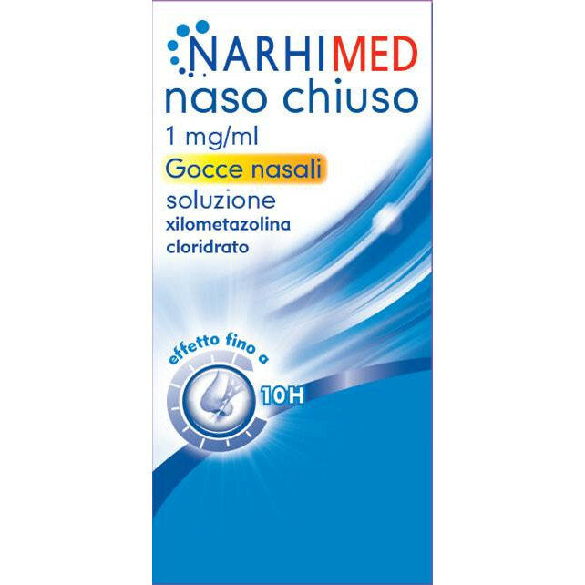 Narhimed Gocce Nasali Decongestionante Naso Chiuso Raffreddore Rinite Allergica Sinusite 10 ml-1