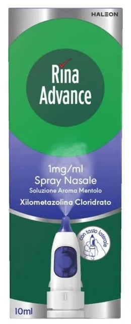 Rinaadvance 1 Mg/ml Spray Nasale Soluzione Mentolo 10 ml -1