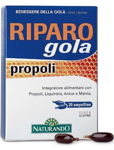 Riparo Gola Propoli 20 ampolline gelatinose-2