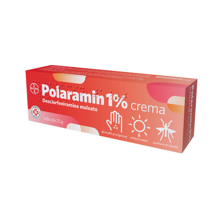 Polaramin 1% Crema sollievo prurito eritemi dermatiti 25g-4