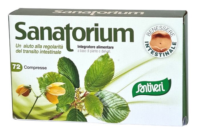 Santiveri Sanatorium utile per un regolare transito intestinale 72 compresse-2