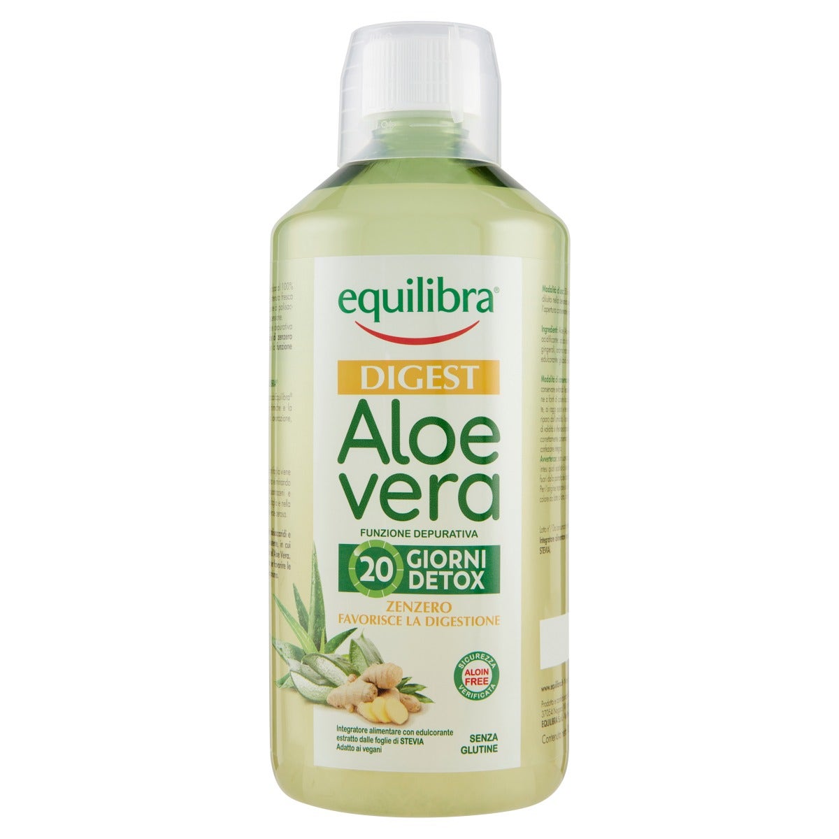 Equilibra Aloe Vera Digest Con Zenzero 1 Litro-1