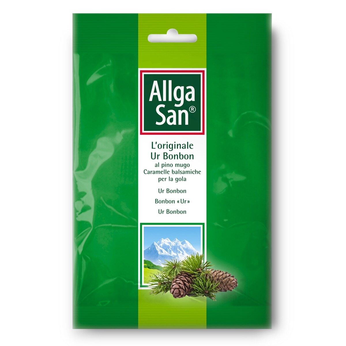 Allgasan Ur Bonbon caramelle balsamiche per la gola 75g-2