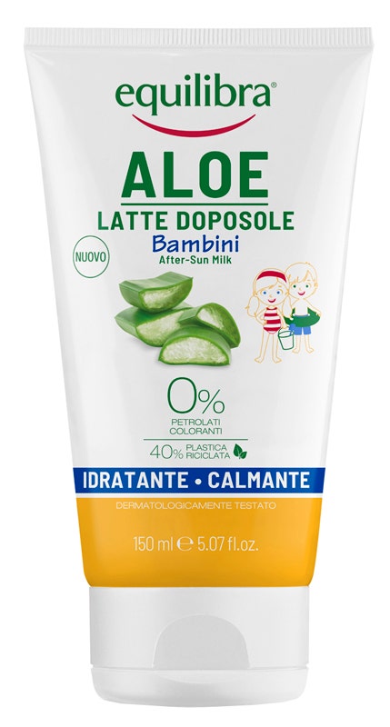 Equilibra Aloe Latte Doposole Bambini Idratante/Calmante 150ml-1