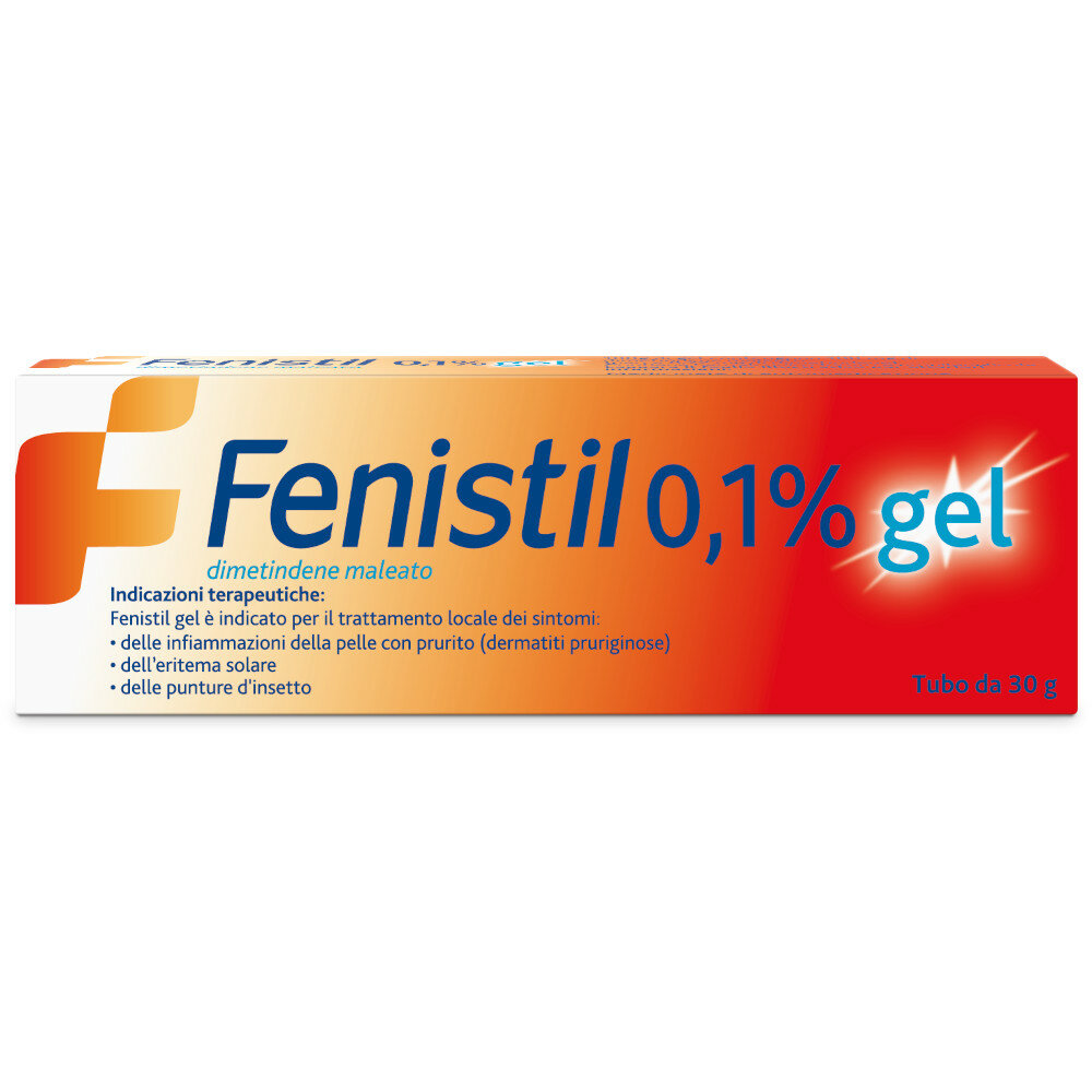 Fenistil Trattamento Sintomatico Prurito 0,1Fenistil Gel 0,1% Per Prurito Punture Di Insetto Eritema-2