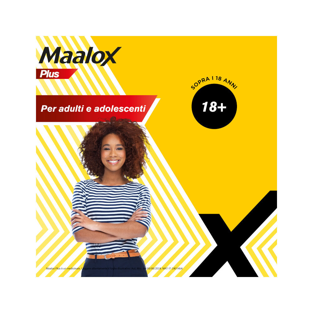 Maalox Plus Azione Rapida Contro Bruciore e Acidità di Stomaco 50 cpr-4