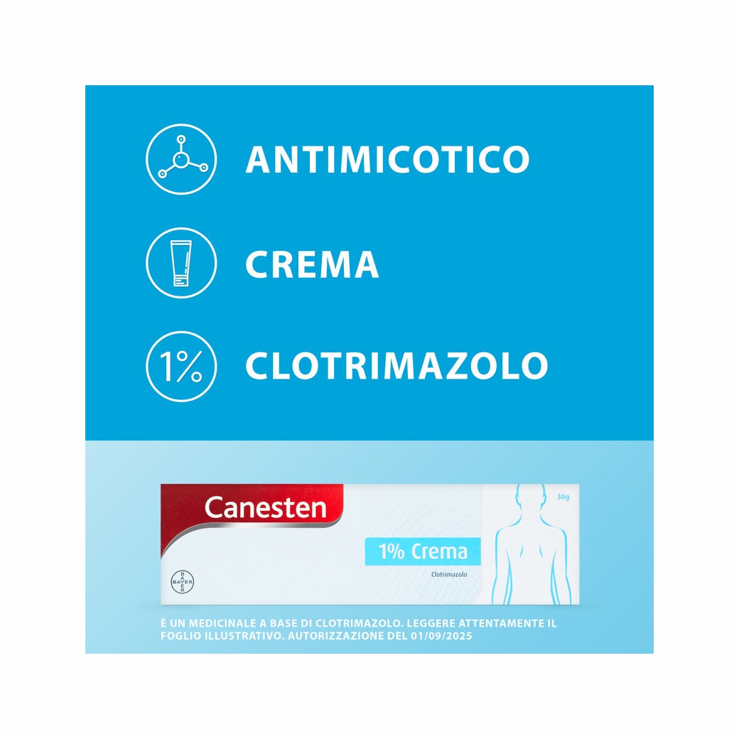 Canesten Crema Trattamento Antimicotico Antifungino contro Funghi e Micosi della pelle 30g-8