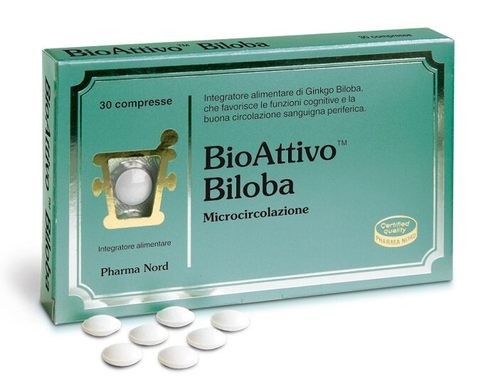 Bioattivo Biloba utile per la circolazione 30 compresse-2