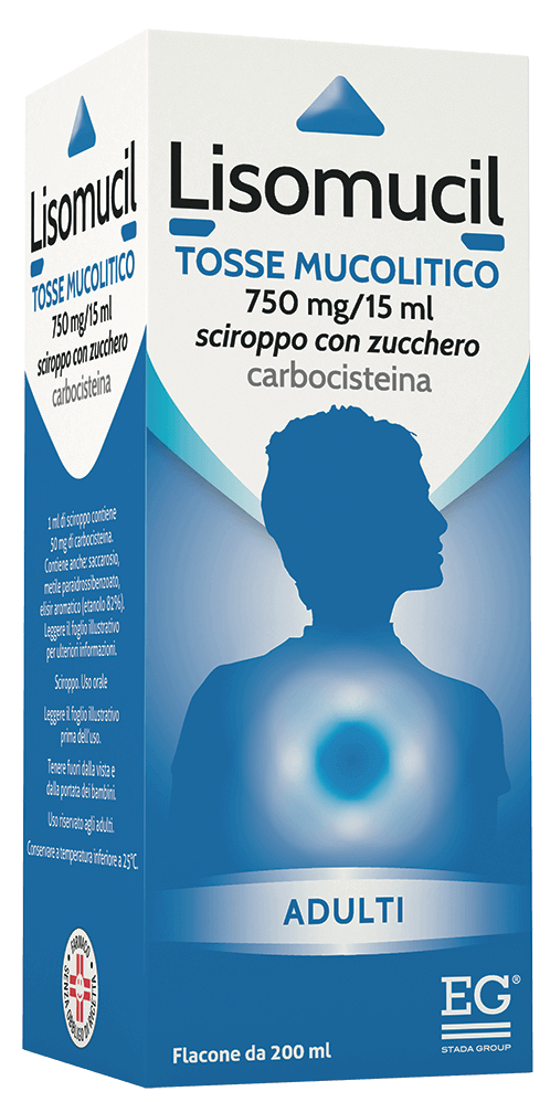Lisomucil Adulti Sciroppo tosse e catarro 200ml con zucchero-4