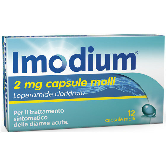 Imodium 2mg 12 capsule molli-2