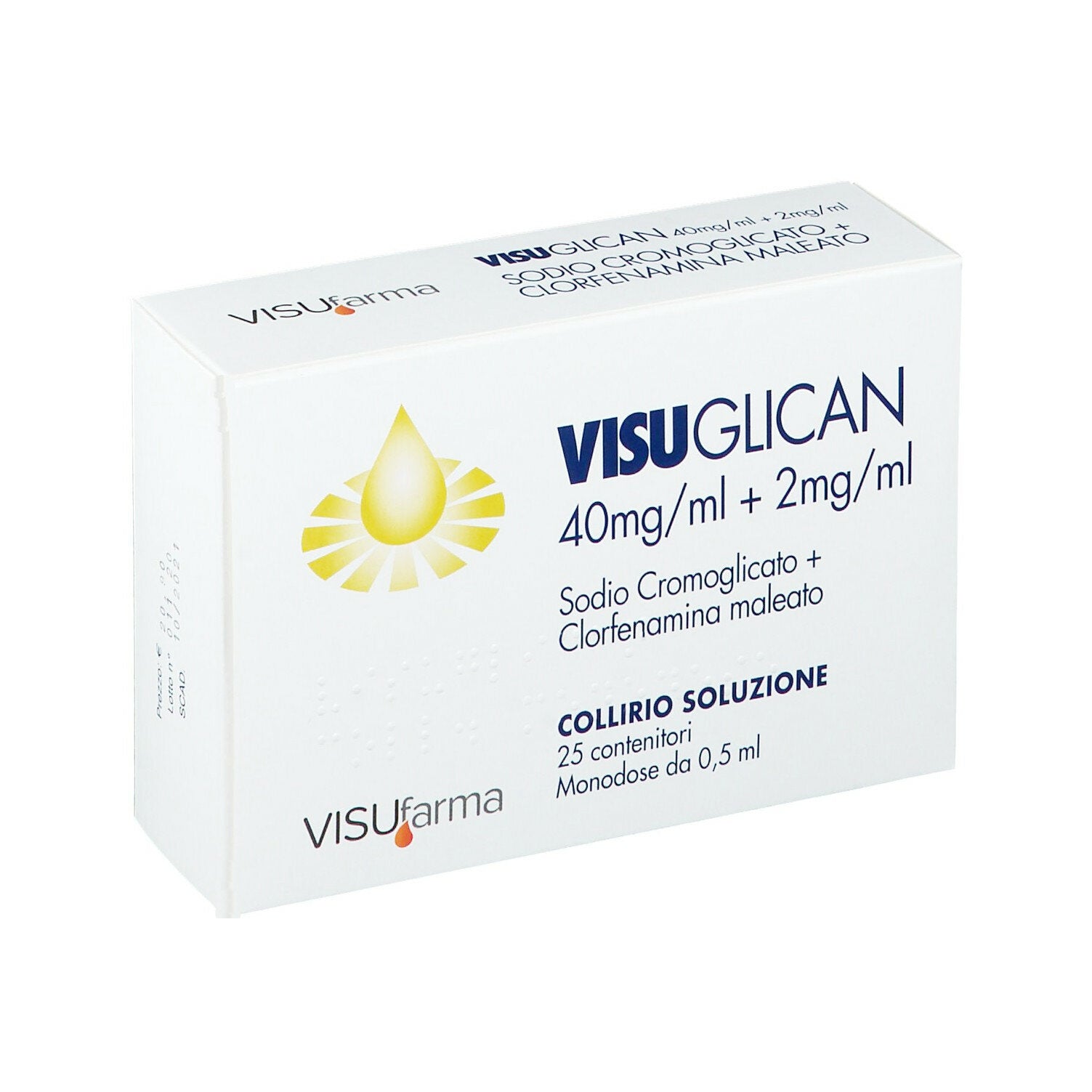 Visuglican Collirio monodose 4%+0,2% 25 dosi-2