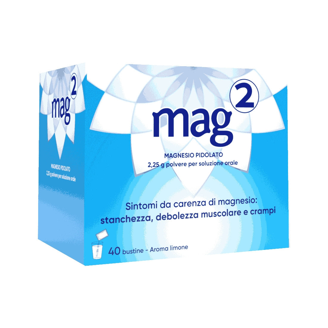 Mag2 Magnesio Pidolato per Stanchezza e Debolezza Muscolare 40 Bustine-8