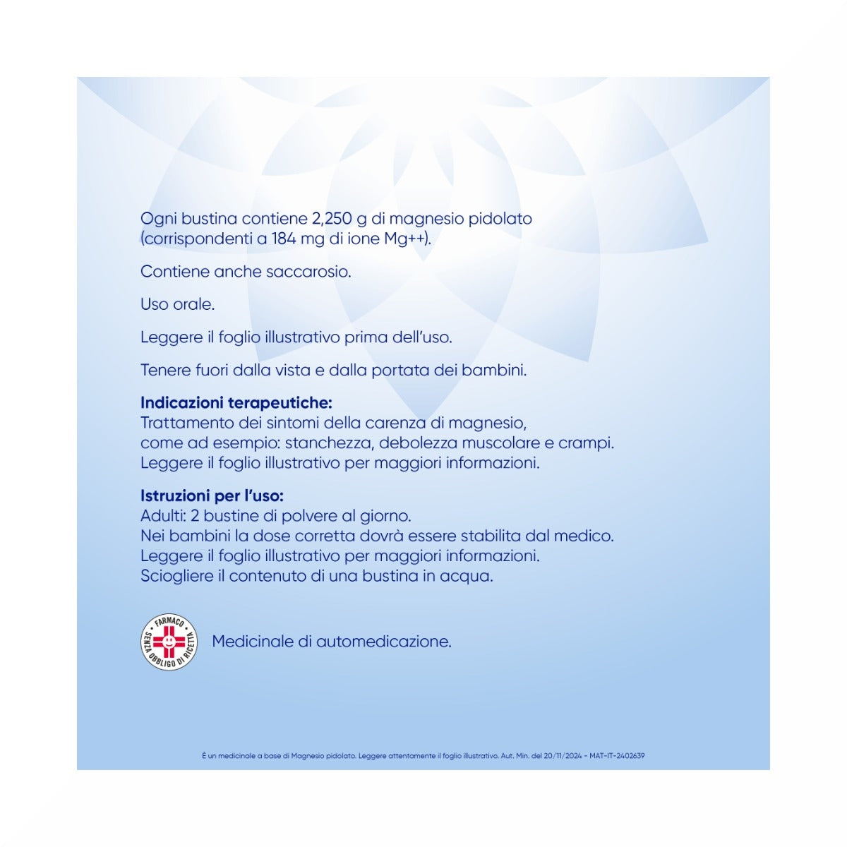 Mag2 Magnesio Pidolato per Stanchezza e Debolezza Muscolare 40 Bustine-15