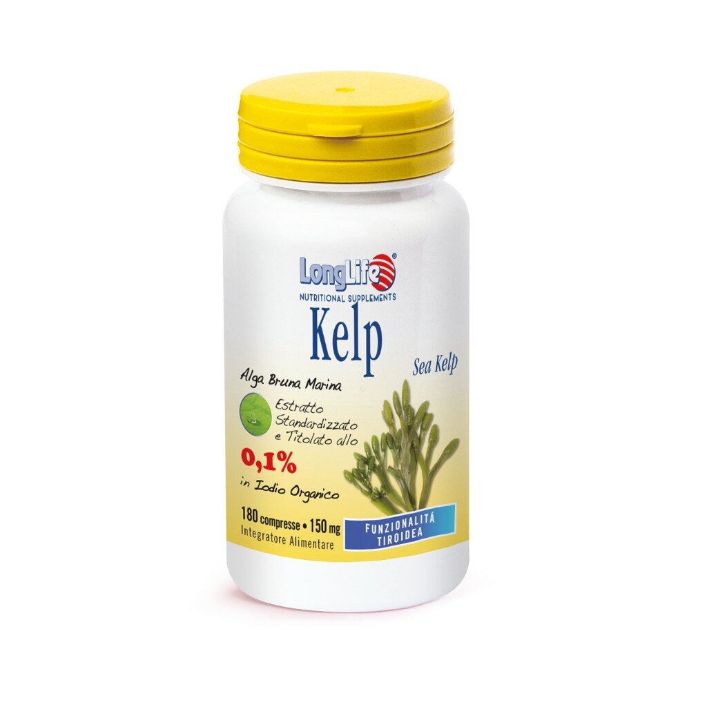 Longlife Kelp funzionalità tiroidea 180 compresse-2