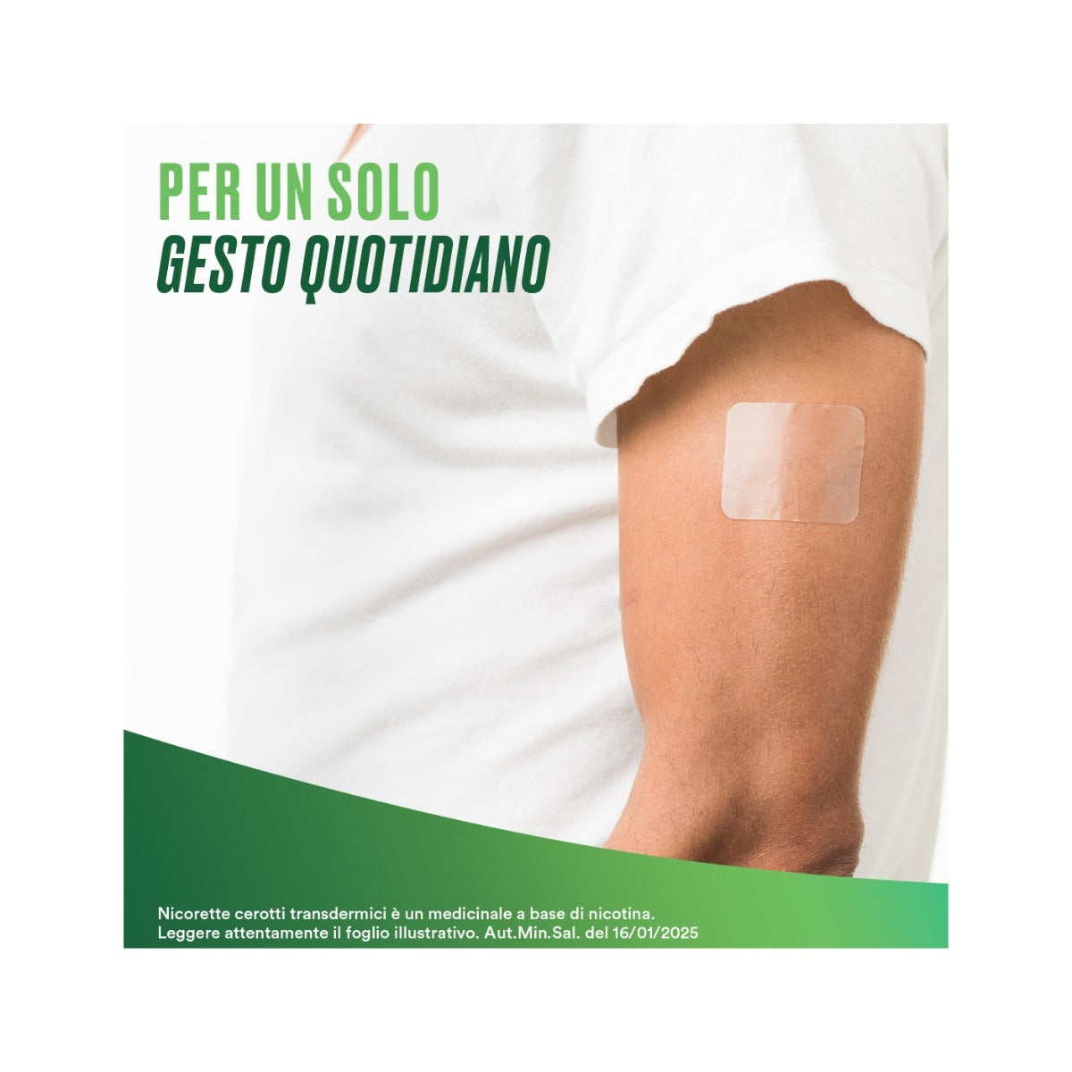 Nicorette 7 Cerotti Transdermici 10 mg Smettere di Fumare-3