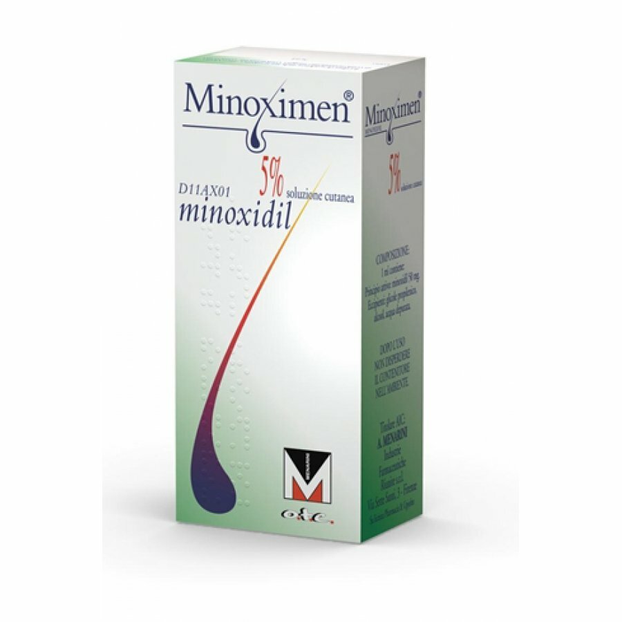 Minoximen Soluzione 5% trattamento sintomatico dell'alopecia androgenica flacone 60ml-3