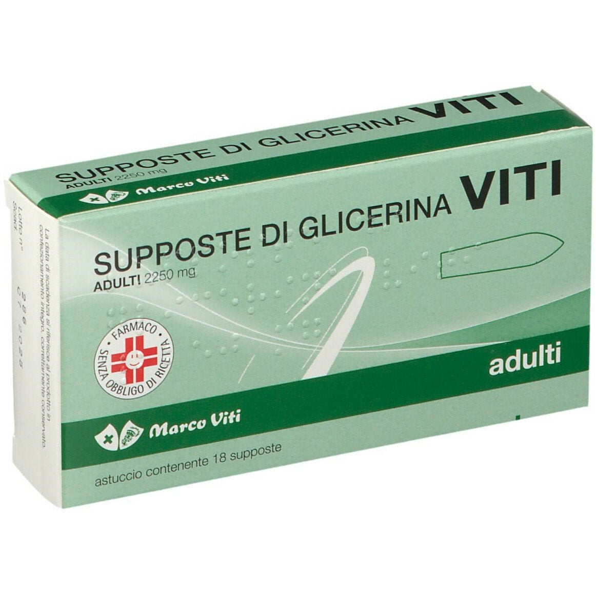 Marco Viti Supposte Glicerina Adulti 18 Supposte 2.250mg-2