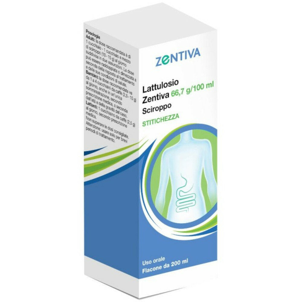 Lattulosio Zentiva Sciroppo Lassativo per Stitichezza 66,7% 200ml-2