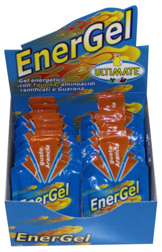 Ultimate EnerGel gel energetico gusto arancia 24 pezzi-1