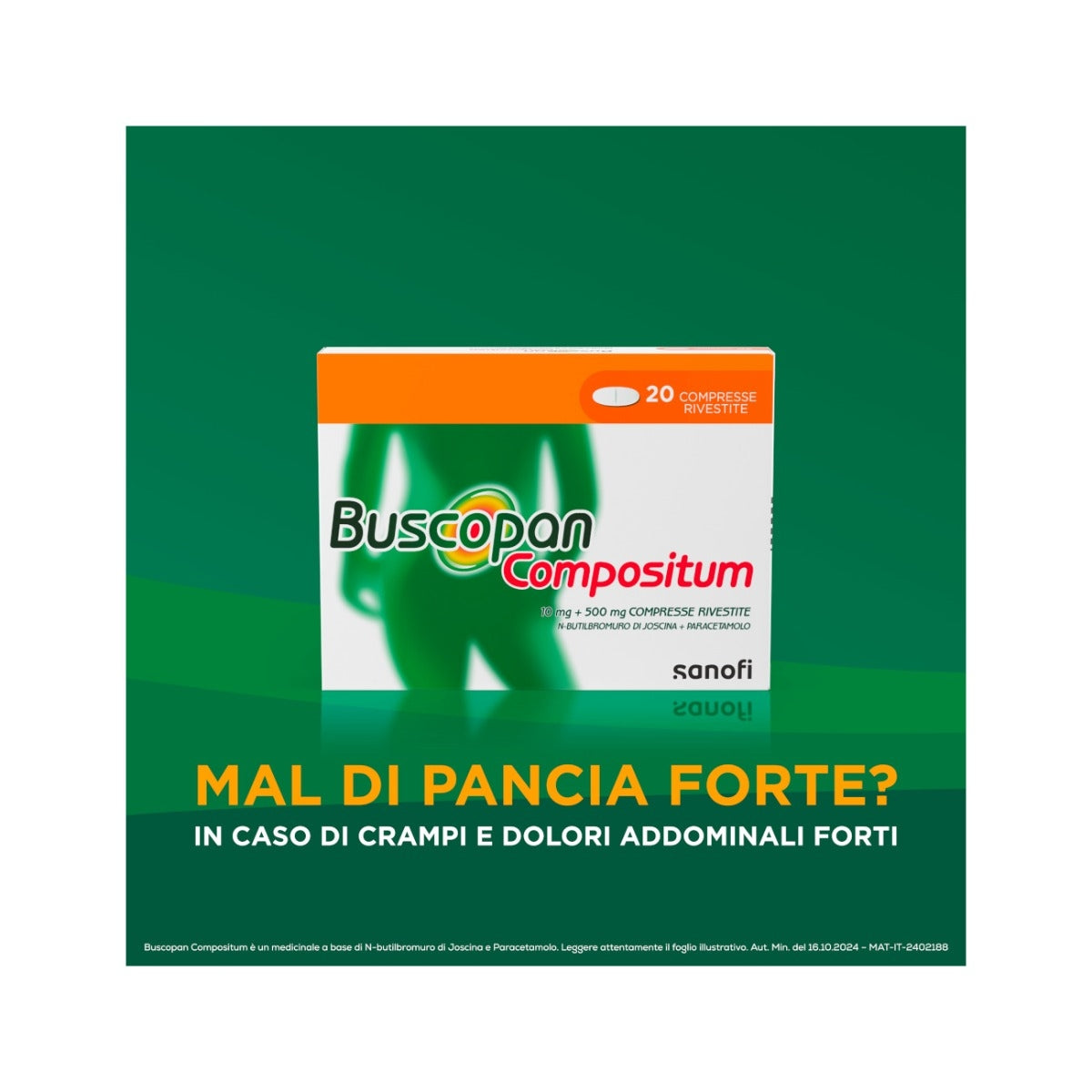 Buscopan Compositum Per Mal Di Pancia Forte Crampi Dolori Addominali 20 cpr-3