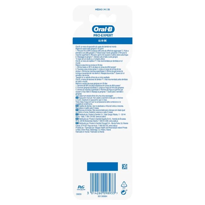 Oral-B Manual Spazzolino Pro Expert Tutto In Uno 2 Pezzi-4