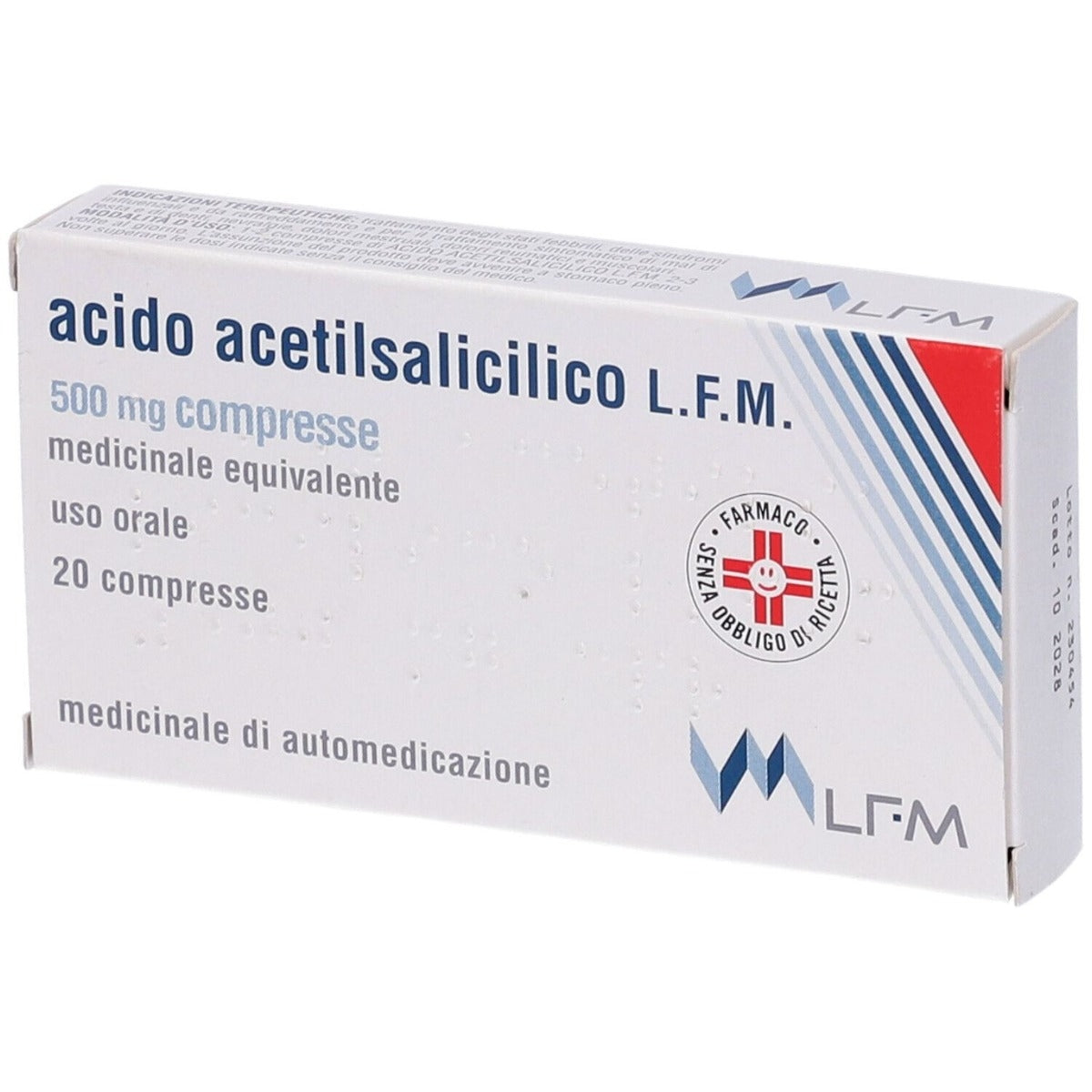 LFM Acido Acetilsalicilico 500mg 20 compresse-3