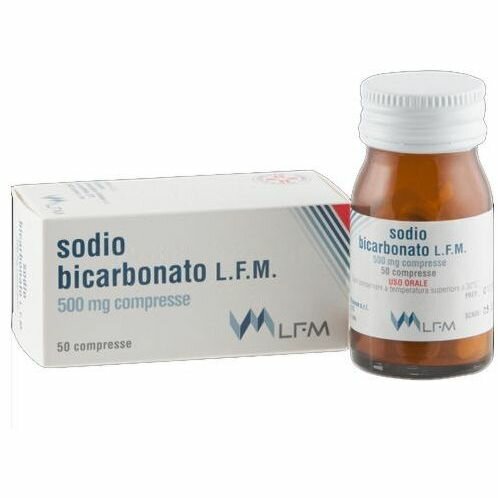 Sodio Bicarbonato L.F.M. 500mg 50 Compresse-2
