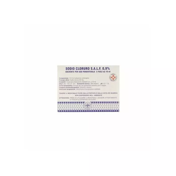 Sodio Cloruro Salf 0,9 % Flacone 5 Fiale 10 ml