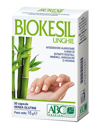 ABC Trading Biokesil integratore alimentare per il benessere delle unghie 30 Capsule-2