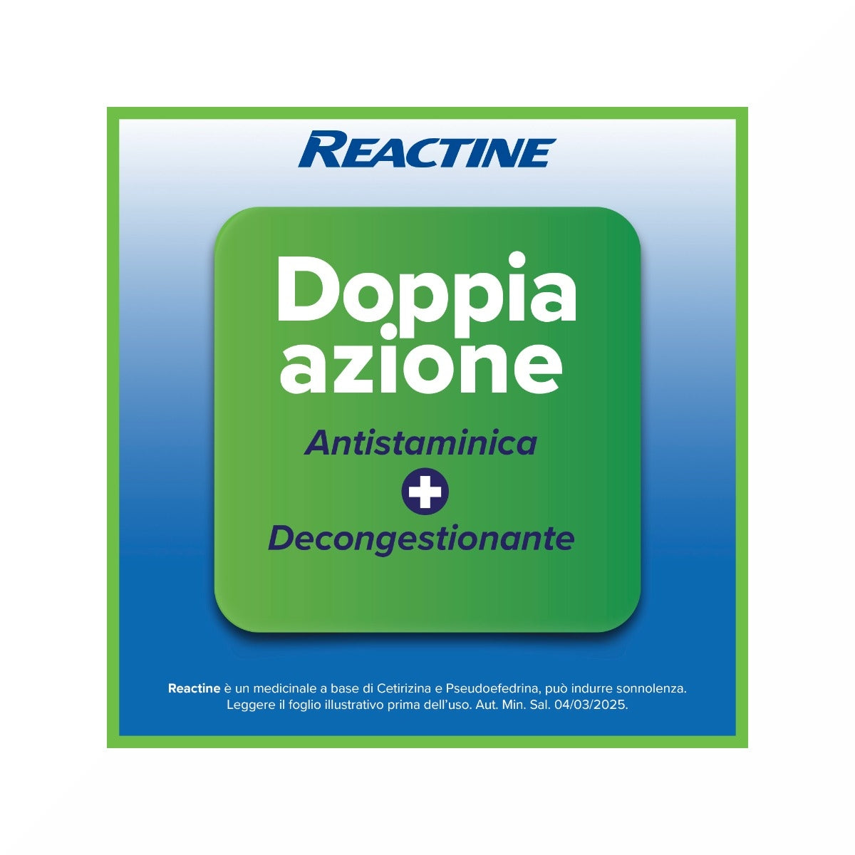Reactine Allergia 6 Compresse Antistaminico Rinite Allergica e Rinorrea-6