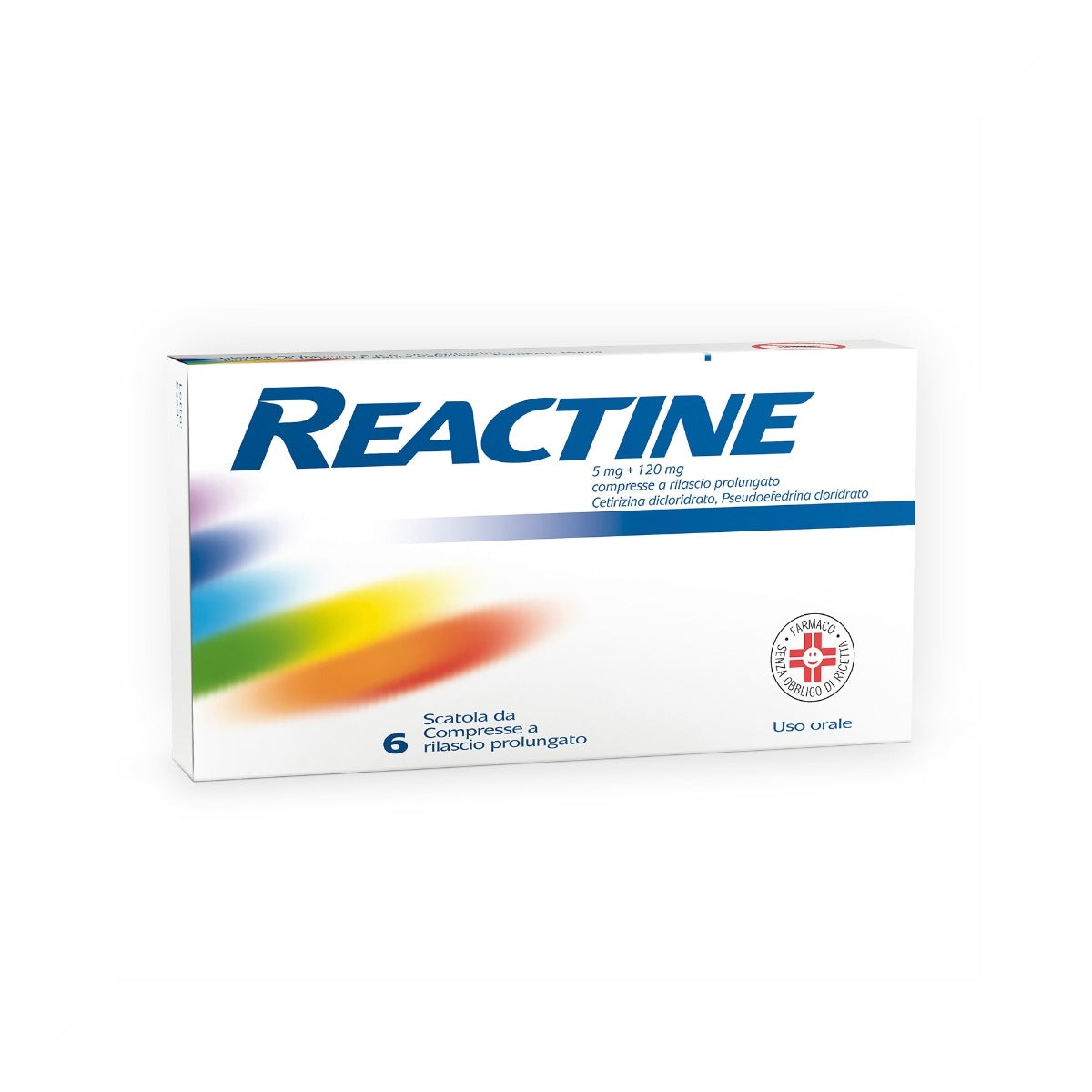 Reactine Allergia 6 Compresse Antistaminico Rinite Allergica e Rinorrea-3